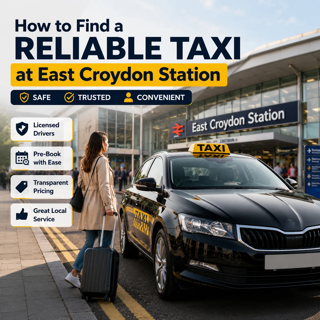 Blog image of How to find a reliable taxi at East Croydon Station